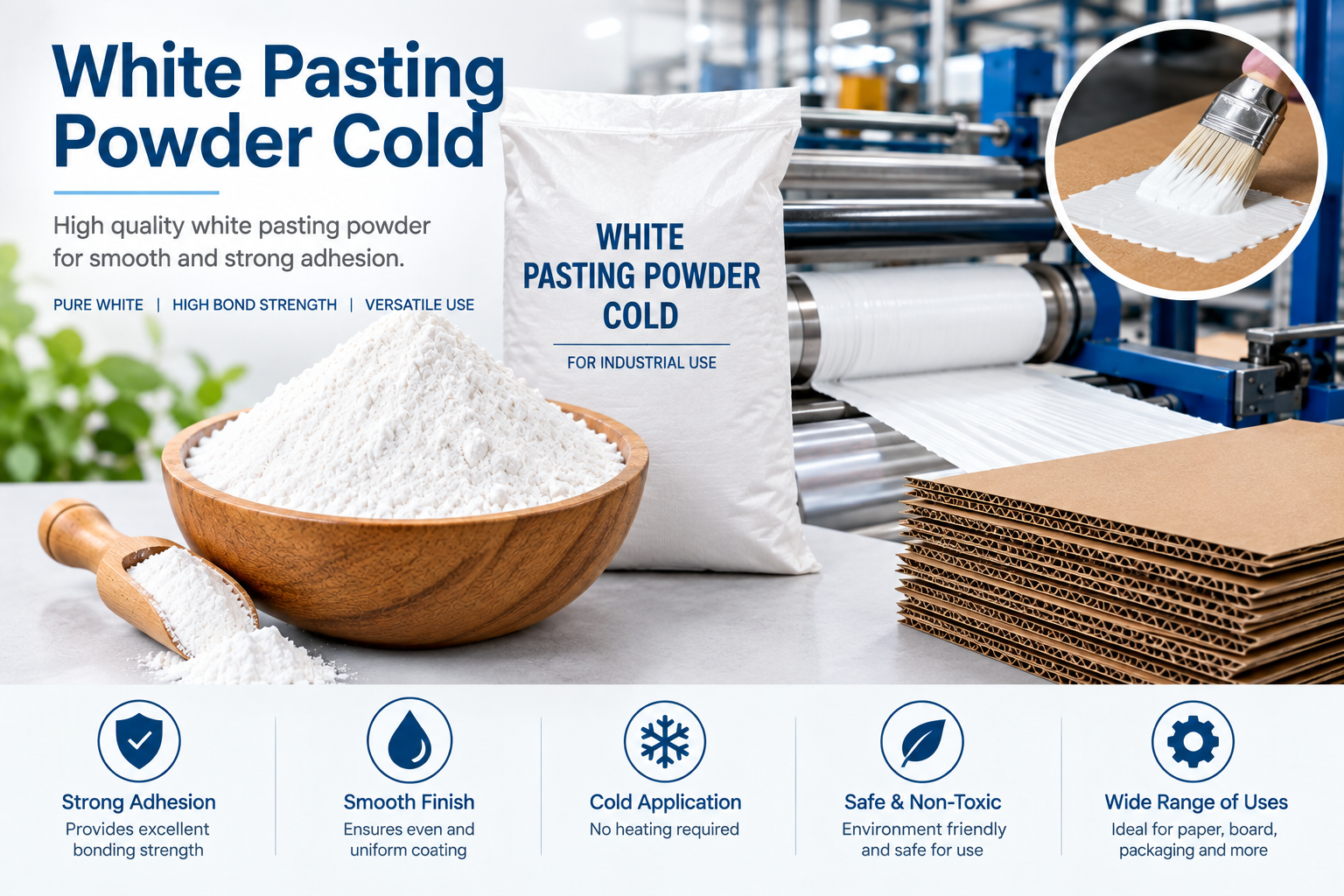 White Pasting Powder Cold